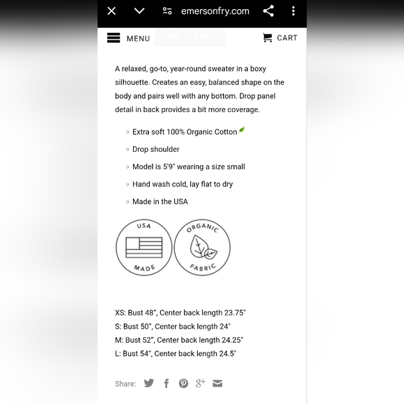 Emerson Fry Sweater M - Picture 4 of 13